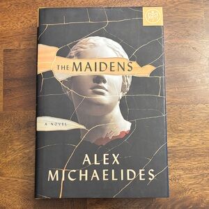 The Maidens by Alex Michaelides - Black and Gold Book